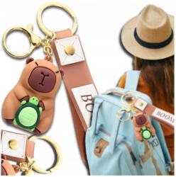 EdiBazzar Kulcstartó, táskadísz, ajándék, kapibara medál karabinerrel (Brelok do kluczy plecaka torebki z Kapibarą)