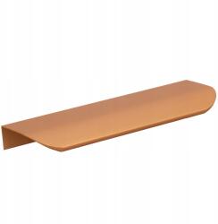 B&B 130 mm-es rézszínű, lekerekített élfogantyú bútorokhoz, szekrényekhez (U108 L130 MI)