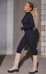 Prettylittlething Fekete Testhezálló Overál Pamut Álló Prettylittlething 40