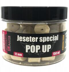 LK Baits Pop Up Pellets Sturgeon Special Cheese Fish 12mm 150ml (8595602016839)