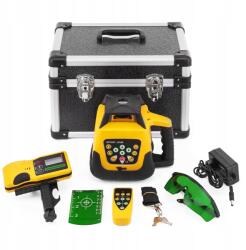  Professzionális Lézeres Szintező Zöld Fénnyel, 360 Fokban Forgatható, Porálló, Kültéri Használatra (8SS-JGSPYLG-YELLOW001V2)