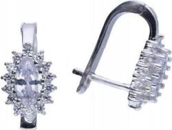 Lovrin Elegáns 925-ös ezüst fülbevaló cirkóniával, 3, 19g, divatos női ékszer (Lovrin 48322)