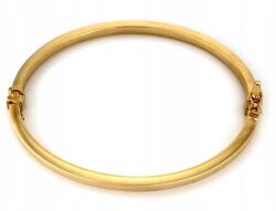 Lovrin Karkötő bangle, 925-ös sterling ezüstből, aranyozott, női, 6.07g, 18-as méret, divatos (59616067)