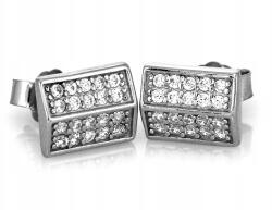 Lovrin 925-ös ezüst fülbevaló cirkónia kövekkel, stekkeres, 1, 73g súlyú. Tökéletes ajándék!