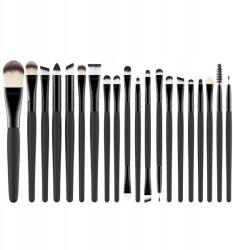 Lewer Professzionális Sminkecset Készlet, 20 Darabos (Black)