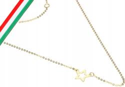 Lovrin Arany nyaklánc női 585 csillaggal keretben 0, 9g modern design (Lovrin)