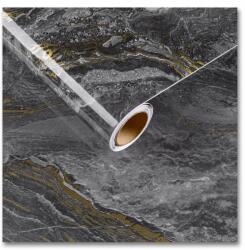  Öntapadós Fólia Tapéta Bútorra Pvc Fekete Arany Márvány 30x200 cm (B0CB7LZLP5)