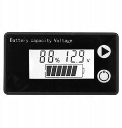 Akkumulátor Töltöttség Jelző Feszültségmérő DC 8-100V Teszter (11101900233)