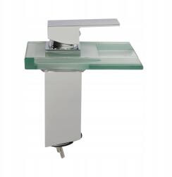  Led Fürdőszobai Mosdó Csaptelep Színváltós Led Fényekkel Ezüst 3/8 (Modern LED Bathroom Sink Faucet)