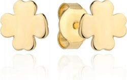 Lovrin Arany fülbevaló 585-ös finomságú, négylevelű lóhere celebfülbevaló, stekkeres, ajándék (Lovrin 86830)