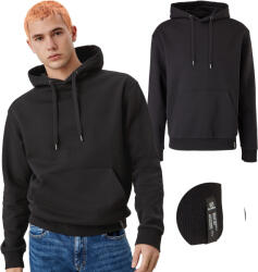 s.Oliver Férfi pulóver s. Oliver fekete L-es, nem kigombolható fix kapucni, kenguru zseb (520.11.899.14.140.2111528.9999.L)