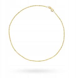 Lovrin Arany 585-ös láncos bokalánc, finom Singapore fonattal, 14 karátos (Lovrin)