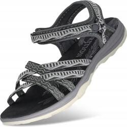  Grition Női Cipő Nyári Szandál Fekete 39-es méret (B0773H7CV2-2)