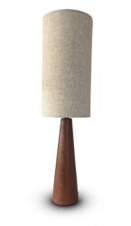 Aviano Lighting Klasszikus lámpa textil lámpaernyővel hangulatos hálószoba Louc fa (LX23823)