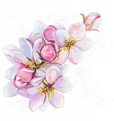 Coricamo Keresztszemes hímzés Hímző szett Almafa virágok (Z 10521)