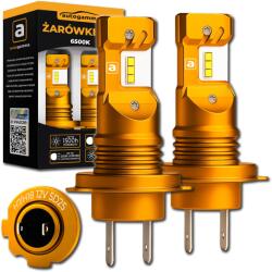 Auto Gamma Led H7 Autósizzók, Erős, 60W, 6500K Fehér Fény, Canbus, +600% Fényerő