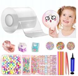  Kétoldalas nano ragasztószalag készítő készlet buborékfújáshoz (2626262626262626)