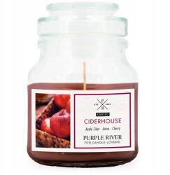 Purple River szójaviasz illatgyertya üvegben Ciderhouse 113 g alma ánizs (4262399026269)