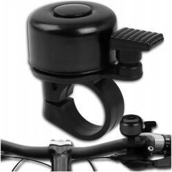  Kerékpárcsengő, fekete, fém, hangos, kerek, városi, klasszikus, kézi (Dzwonek rowerowy metalowy czarny klasyczny)