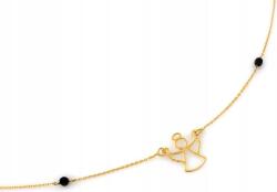 Lovrin Arany nyaklánc 585 angyalkával, angyal körvonallal, r45 divatos ajándékba 14kt (Lovrin)