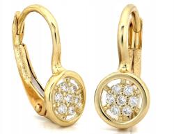 Lovrin Női arany fülbevaló 585 csillogó cirkónia kövekkel, márkás, neki (50752160)