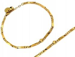 Lovrin Arany karkötő 585 14k 4.07g, merev elemekkel és mart golyókkal (43801237)