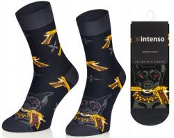 Intenso Színes Mintás Zokni Veszélyes Kutya Prémium Intenso 44-46 (Dolary)