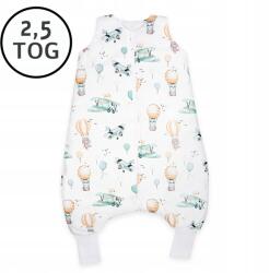 Ankras Hálózsák lábszárvédővel 92-104 M Egész éves Mintás! (Śpiworek z nogawkami M 86-104 LIS W SAMOLOCIE)