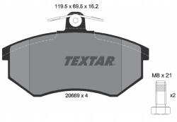 Textar Fékbetét kpl. első Audi 80, 90, Coupe 1.8-2.3 08.82-10.88