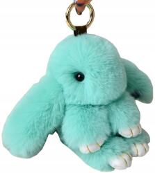 EdiBazzar Nyúl kulcstartó női táskához, puha, menta színű boho pompon dísz (5904555959880)
