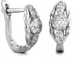 Lovrin Ezüst fülbevaló 925-ös, időtálló cirkóniával, angol kapcsos, ajándék