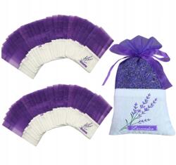  Levendula organza tasakok zsákok zacskók, levendula tasakokhoz, 40 db (uxxu7584529)