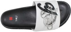 Högl Hogl Női papucs fekete bőr Swarovski kristályokkal 36 (7-100240-02000)