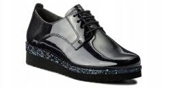 Gabor Női lakk félcipő, sötétkék bőr, csillámos, 36-os méret (72.555.86)