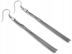 Lovrin Ezüst fülbevaló 925-ös nyitott akasztóval és láncokkal 3.18g hosszú lógó