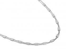 Lovrin Elegáns ezüst nyaklánc 925-ös finomságú, 45 cm, 5.87g Ajándékba is kiváló, divatos mintával (60206450)