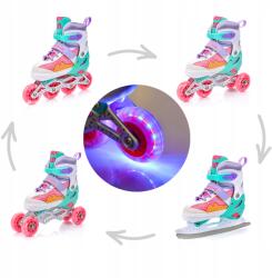 meteor 4 az 1-ben Görkorcsolya Meteor Krémszín L 38-41 görkorcsolya korcsolyák görkorcsolyák görgő-korcsolyák Led kerekek (10143)