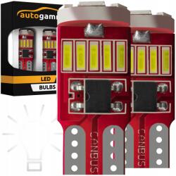 Auto Gamma Állólámpák W5W T10 15 x Led Canbus Állólámpák Fehér 2 db-os szett