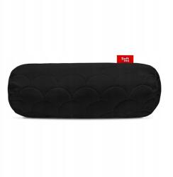 Softimi Párna 15X40 Hengerpárna Fejpárna Stegelt vastag Cipzárral (ROLLER-15X40-BLACK)