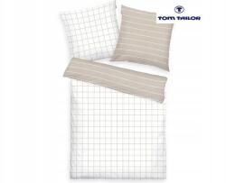 Tom Tailor ágynemű Check and Stripes 70x90cm 140x200cm Sunny Sa