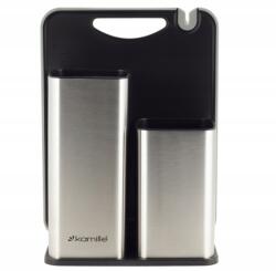 Kamille Készlet: Késtartó Blokk Vágódeszka Kamille (KM-7610)