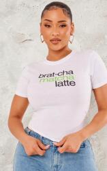 Prettylittlething Fehér Klasszikus Rövid Ujjú Póló Prettylittlething 44-ES Méret