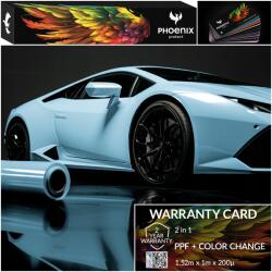  Színes Ppf fólia Phoenix Protect Színváltó autó Gloss Glacier Blue (Folia PPF Gloss Glacier Blue 152cmx100cm)