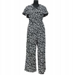  Molly Bracken Rövid Ujjú Kombiné, Kényelmes, Könnyű, Fekete-Fehér M (UB000345)