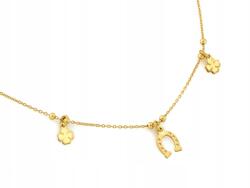 Lovrin 925-ös ezüst nyaklánc medálokkal, 43-as méret, 1, 52g, ideális ajándéknak (63521435)