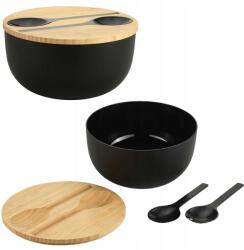 Kesper Stílusos saláta tálaló szett bambusz tál fedéllel24x13 cm (58470)