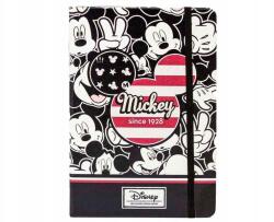  Stílusos Mickey Mouse jegyzetfüzet, kemény kötés, 100 oldal, 01787 (01787)