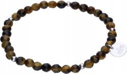 Lovrin 925-ös ezüst karkötő gyöngyökkel, gumis, 3, 50g, modern divatos minta (Lovrin 49981)