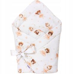 Jukki Babarózsaszín 80x80 cm-es pamut pólya takaró (5904506833924)