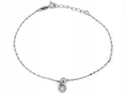 Lovrin Bokalánc karkötő Ezüst 925, Szív Cirkónia, 2.80g, 24-es méret (62501760)